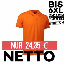 Stretch Herren Poloshirt | 525 von ID / Farbe: orange / 95% BAUMWOLLE 5% ELASTHAN - | MEIN-KASACK.de | kasack | kasacks 