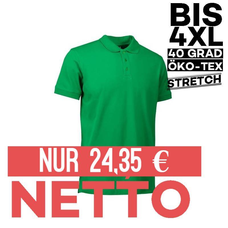 Stretch Herren Poloshirt | 525 von ID / Farbe: grün / 95% BAUMWOLLE 5% ELASTHAN - | MEIN-KASACK.de | kasack | kasacks | 