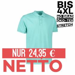 Stretch Herren Poloshirt | 525 von ID / Farbe: mint / 95% BAUMWOLLE 5% ELASTHAN - | MEIN-KASACK.de | kasack | kasacks | 