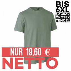 TENCEL - Herren T-Shirt |528 von ID / Farbe: Alt-grün / 70% Polyester (recycled) 30% Lyocell - | MEIN-KASACK.de | kasack