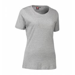 RESTPOSTEN: Interlock Damen T-Shirt | Rund-Ausschnitt | 508 von ID / Farbe: grau - 1