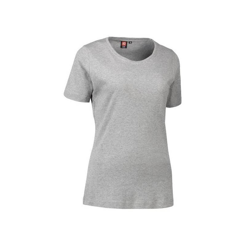 RESTPOSTEN: Interlock Damen T-Shirt | Rund-Ausschnitt | 508 von ID / Farbe: grau - 1