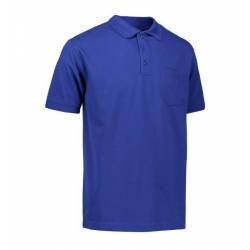 RESTPOSTEN: PRO Wear Herren Poloshirt 320 von ID / Farbe: königsblau / 50% BAUMWOLLE 50% POLYESTER - 1