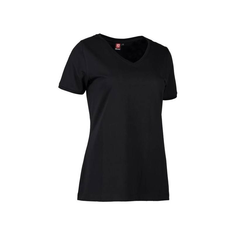 RESTPOSTEN: PRO Wear CARE Damen T-Shirt 373 von ID / Farbe: schwarz / 60% BAUMWOLLE 40% POLYESTER - 1