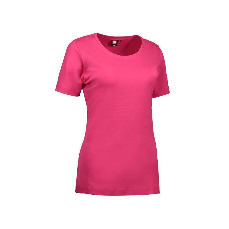 RESTPOSTEN: Interlock Damen T-Shirt | Rund-Ausschnitt | 508 von ID / Farbe: pink - 1