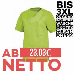 Damen -  Schlupfjacke 2732 von LEIBER / Farbe: hellgrün / 50% Baumwolle 50% Polyester - | MEIN-KASACK.de | kasack | kasa