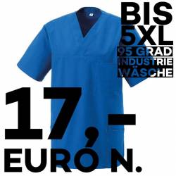 Herren -  Kasack 273 von MEIN-KASACK.de / Farbe: royal blau / 50% Baumwolle 50% Polyester 175 gr. - 1