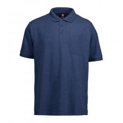 PRO Wear Herren Poloshirt 320 von ID / Farbe: blau-melange  / 50% BAUMWOLLE 50% POLYESTER - | MEIN-KASACK.de | kasack | 