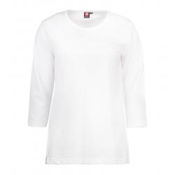 PRO Wear Damen T-Shirt | 3/4-Arm 313 von ID / Farbe: weiß / 60% BAUMWOLLE 40% POLYESTER - | MEIN-KASACK.de | kasack | ka