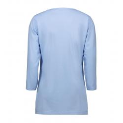 PRO Wear Damen T-Shirt | 3/4-Arm 313 von ID / Farbe: hellblau / 60% BAUMWOLLE 40% POLYESTER - | MEIN-KASACK.de | kasack 