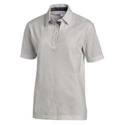 Poloshirt 2637 von LEIBER / Farbe: silbergrau-grau / 95 % Baumwolle 5 % Elasthan - | MEIN-KASACK.de | kasack | kasacks |