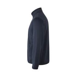 ARBEITSJACKE / FLEECEJACKE HERREN | Cardigan Stretch Komfort 840 von ID / Farbe: navy / 90% POLYESTER 10% ELASTHAN