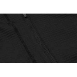 ARBEITSJACKE / FLEECEJACKE HERREN | Cardigan Stretch Komfort 840 von ID / Farbe: schwarz / 90% POLYESTER 10% ELASTHAN