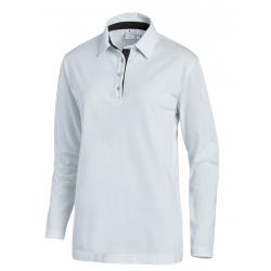Poloshirt 2638 von LEIBER / Farbe: hellblau-marine / 95 % Baumwolle 5 % Elasthan - | MEIN-KASACK.de | kasack | kasacks |