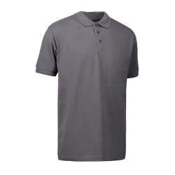 RESTPOSTEN: ARBEITS-POLO-SHIRT HERREN | PRO Wear 324 von ID / Farbe: grau / 50% BAUMWOLLE 50% POLYESTER