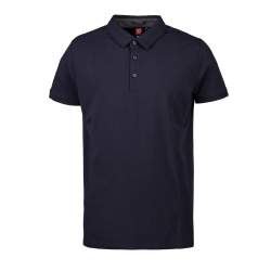 RESTPOSTEN: ARBEITS-POLO-SHIRT HERREN | Business  Stretch 534 von ID / Farbe: navy / 95% BAUMWOLLE 5% ELASTANE