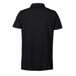 RESTPOSTEN: ARBEITS-POLO-SHIRT HERREN | Business  Stretch 534 von ID / Farbe: schwarz / 95% BAUMWOLLE 5% ELASTANE