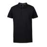 RESTPOSTEN: ARBEITS-POLO-SHIRT HERREN | Business  Stretch 534 von ID / Farbe: schwarz / 95% BAUMWOLLE 5% ELASTANE