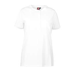 RESTPOSTEN: ARBEITS-POLO-SHIRT DAMEN |PRO Wear CARE 375 von ID / Farbe: weiß / 50% BAUMWOLLE 50% POLYESTER