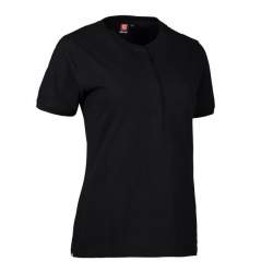 RESTPOSTEN: ARBEITS-POLO-SHIRT DAMEN |PRO Wear CARE 375 von ID / Farbe: schwarz / 50% BAUMWOLLE 50% POLYESTER