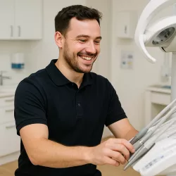 ARBEITS-POLO-SHIRT HERREN | PRO Wear CARE 376 von ID / Farbe: navy / 50% BAUMWOLLE 50% POLYESTER