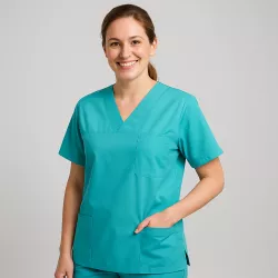 DAMEN - KASACK 273 von MEIN-KASACK.de / Farbe: mint / 50% Baumwolle 50% Polyester 175 gr.