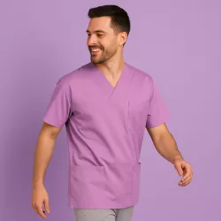 HERREN - KASACK 273 von MEIN-KASACK.de / Farbe: flieder / 50% Baumwolle 50% Polyester 175 gr.