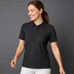 ARBEITS-POLO-SHIRT DAMEN |PRO Wear CARE 377 von ID / Farbe: silver grey / 50% BAUMWOLLE 50% POLYESTER