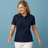ARBEITS-POLO-SHIRT DAMEN | Business Stretch 535 von ID / Farbe: navy / 95% BAUMWOLLE 5% ELASTANE