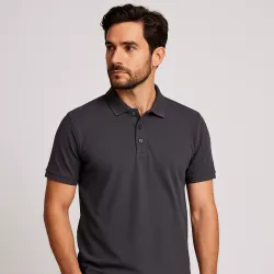 ARBEITS-POLO-SHIRT HERREN | PRO Wear CARE 376 von ID / Farbe: silver grey / 50% BAUMWOLLE 50% POLYESTER