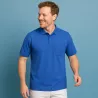 ARBEITS-POLO-SHIRT HERREN | PRO Wear 320 von ID / Farbe: azur / 50% BAUMWOLLE 50% POLYESTER