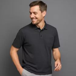 ARBEITS-POLO-SHIRT HERREN | PRO Wear 320 von ID / Farbe: koks / 50% BAUMWOLLE 50% POLYESTER