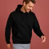 ARBEITS-HOODIE / ARBEITSPULLOVER UNISEX - DAMEN - HERREN | CORE 660 von ID / Farbe: schwarz / 70% BW 25% PES 5% VIS