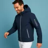 ARBETISJACKE / SOFTSHELLJACKE HERREN | Winter 898 von ID / Farbe: navy / 100% POLYESTER