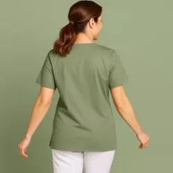 DAMEN - KASACK 273 von MEIN-KASACK.de / Farbe: sage / 50% Baumwolle 50% Polyester 175 gr.