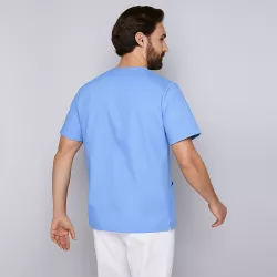 HERREN - KASACK 273 von MEIN-KASACK.de / Farbe: hellblau / 50% Baumwolle 50% Polyester 175 gr.