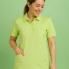 DAMEN - KASACK - Polo - 2546 von LEIBER / Farbe: hellgrün / 50 % Baumwolle 50 % Polyester