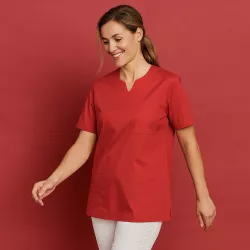 DAMEN - KASACK 293 von MEIN-KASACK.de  / Farbe: rot / 50% Baumwolle 50% Polyester 175 gr.