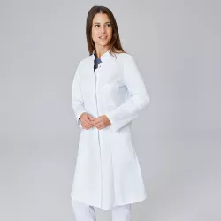 DAMEN - ARZTKITTEL - LABORKITTEL 290 von EXNER / Farbe: weiß / 100% Baumwolle 230g