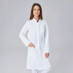 DAMEN - ARZTKITTEL - LABORKITTEL 290 von EXNER / Farbe: weiß / 65% PES - 35%BW - 220g