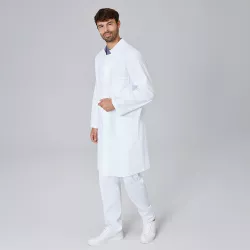 HERREN - ARZTKITTEL - LABORKITTEL 275 von EXNER / Farbe: weiß / 65% PES - 35%BW - 220g
