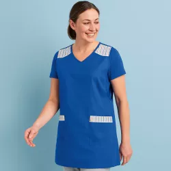 Überwurfschürze 1229 von LEIBER / Farbe: königsblau / 65 % Polyester 35 % Baumwolle