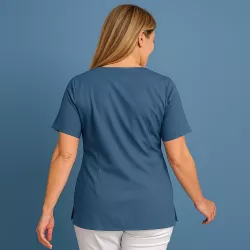 DAMEN - KASACK 769 von LEIBER / Farbe: königsblau / 50 % Baumwolle 50 % Polyester