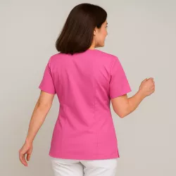 DAMEN - KASACK 293 von MEIN-KASACK.de  / Farbe: pink / 50% Baumwolle 50% Polyester 175 gr.