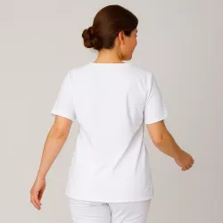 DAMEN - KASACK 2651 von MEIN-KASACK.de / Farbe: weiß / 65%PES - 35%BW - 170g/m²