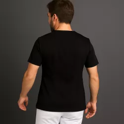 ARBEITS-T-SHIRT HERREN | YES 2000 von ID / Farbe: schwarz / 100% BAUMWOLLE