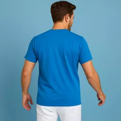 ARBEITS-T-SHIRT HERREN | YES 2000 von ID / Farbe: türkis / 100% BAUMWOLLE