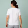 ARBEITS-T-SHIRT DAMEN | T-TIME 511 von ID / Farbe: weiß / 100% BAUMWOLLE