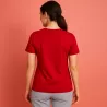 ARBEITS-T-SHIRT DAMEN | T-TIME 511 von ID / Farbe: rot / 100% BAUMWOLLE