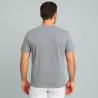 ARBEITS-T-SHIRT HERREN | 552 von ID / Farbe: altgrau meliert / 100% BAUMWOLLE
